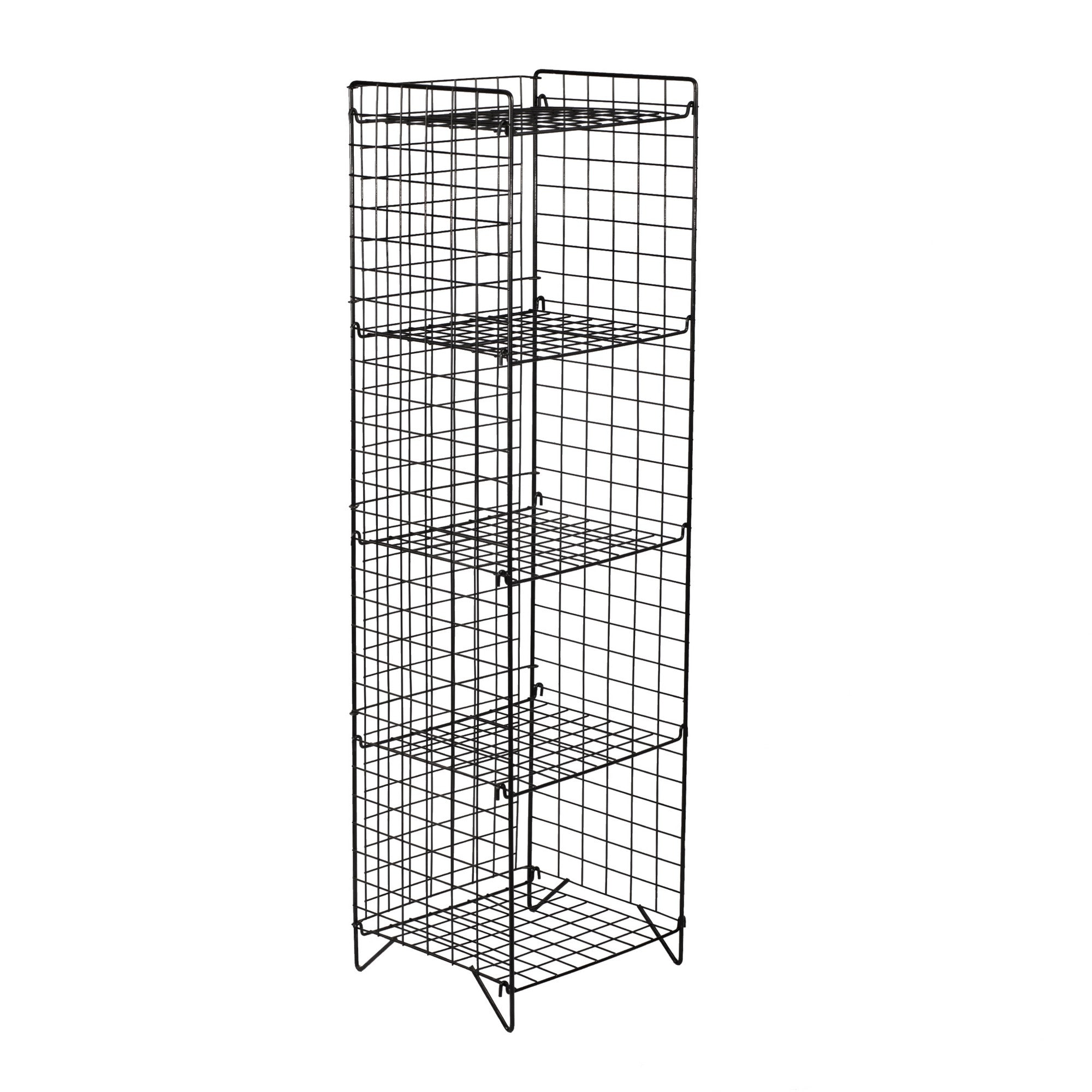 Estante de livros – 137.5cm x 37cm x 35cm – Preto – Metal