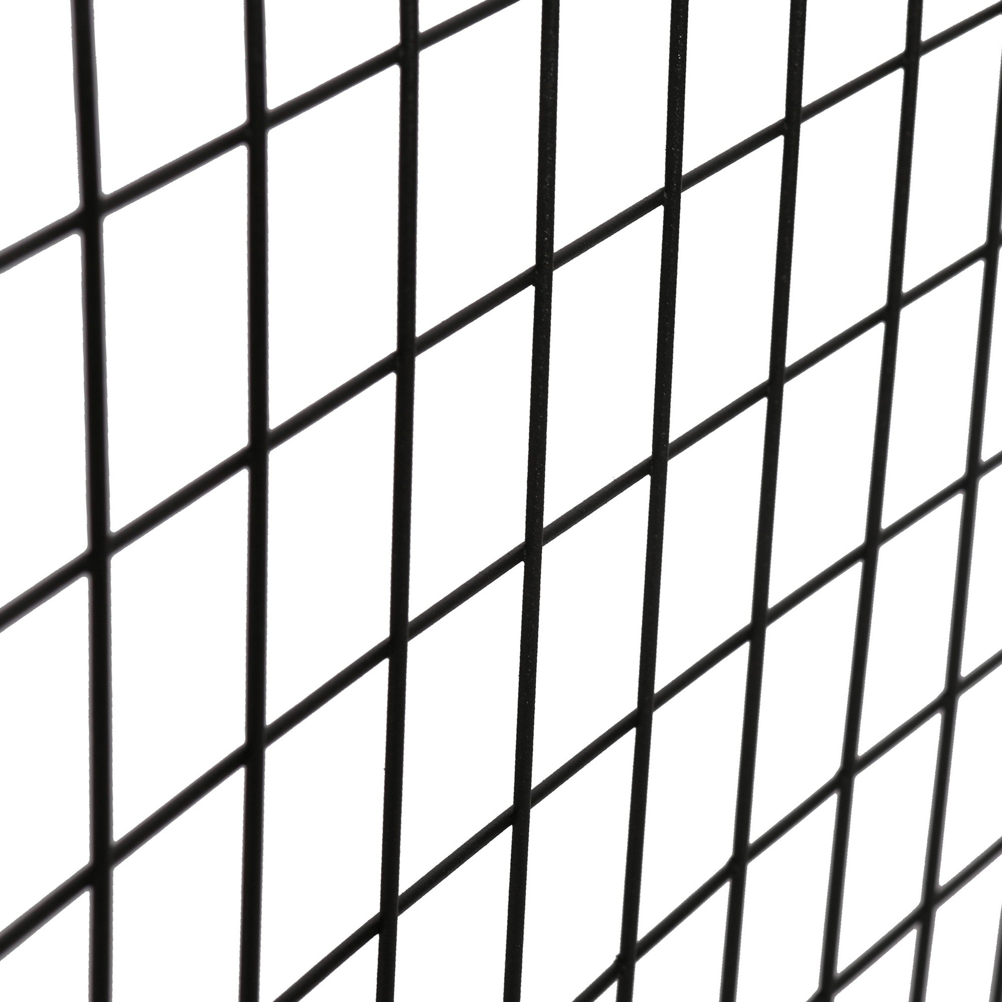 Prateleira de parede em metal – 42,5 cm x 38 cm x 9,3 cm – preto