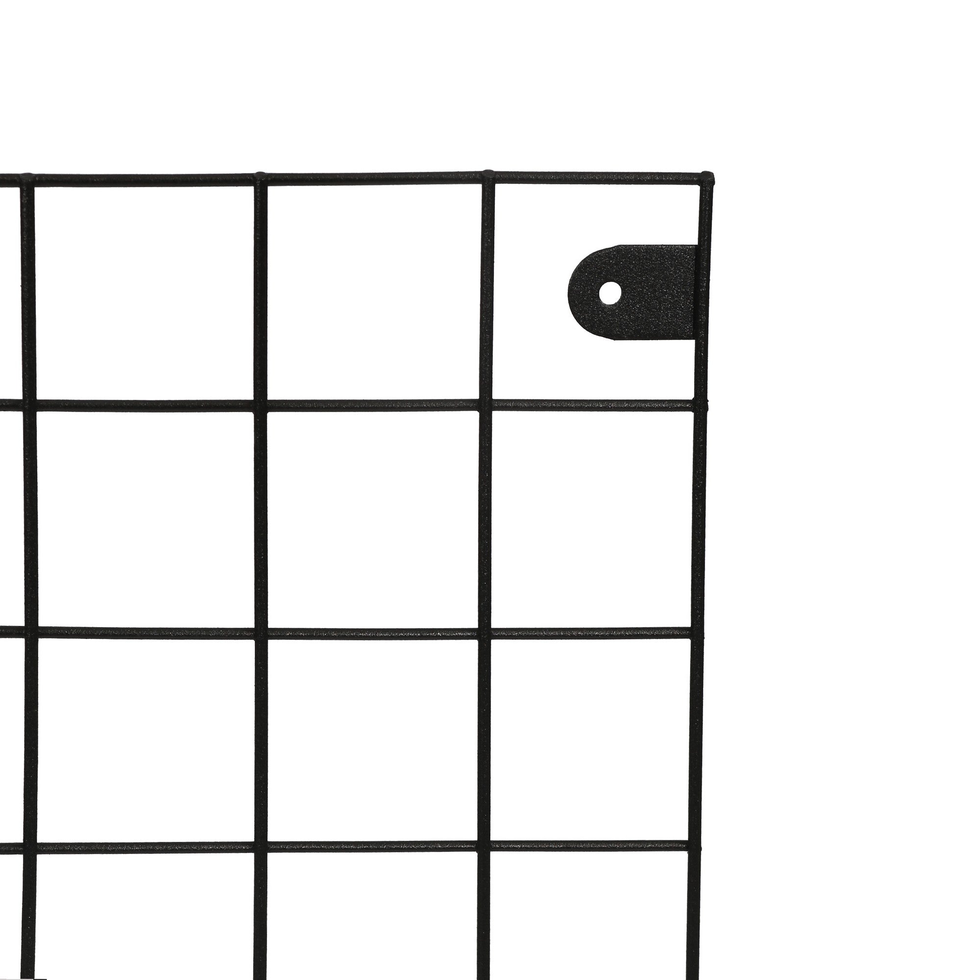 Prateleira de parede em metal – 42,5 cm x 38 cm x 9,3 cm – preto