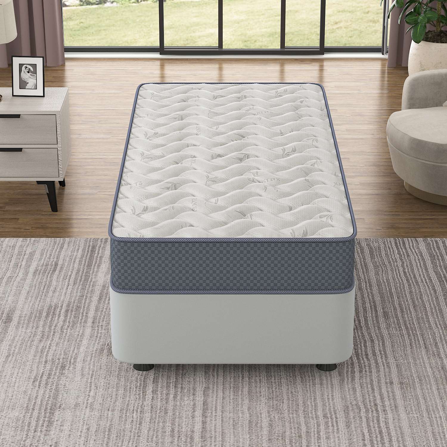 Colchão – 90x190cm – Branco – 100% esponja