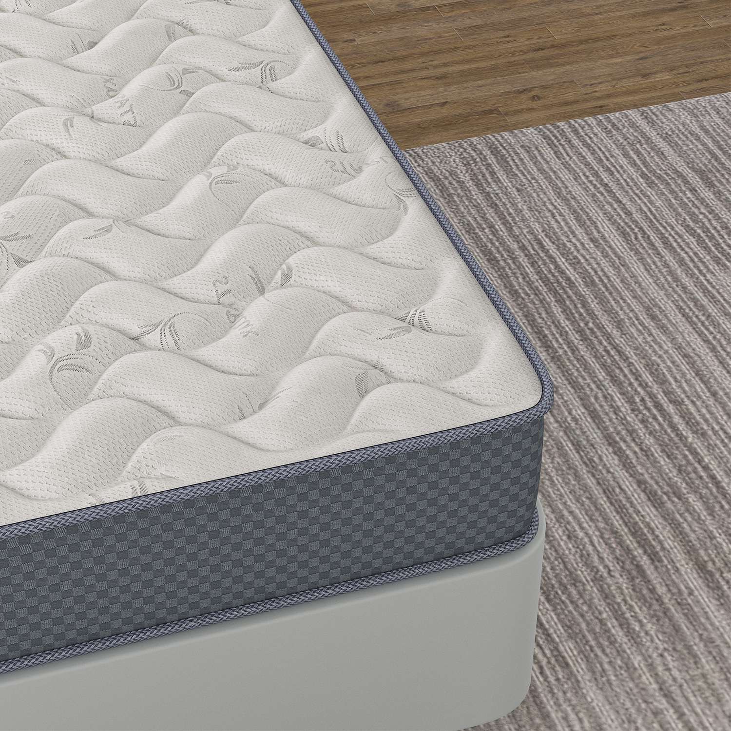 Colchão – 120 cm x 21-23 cm x 200 cm – Branco – 100% Espuma