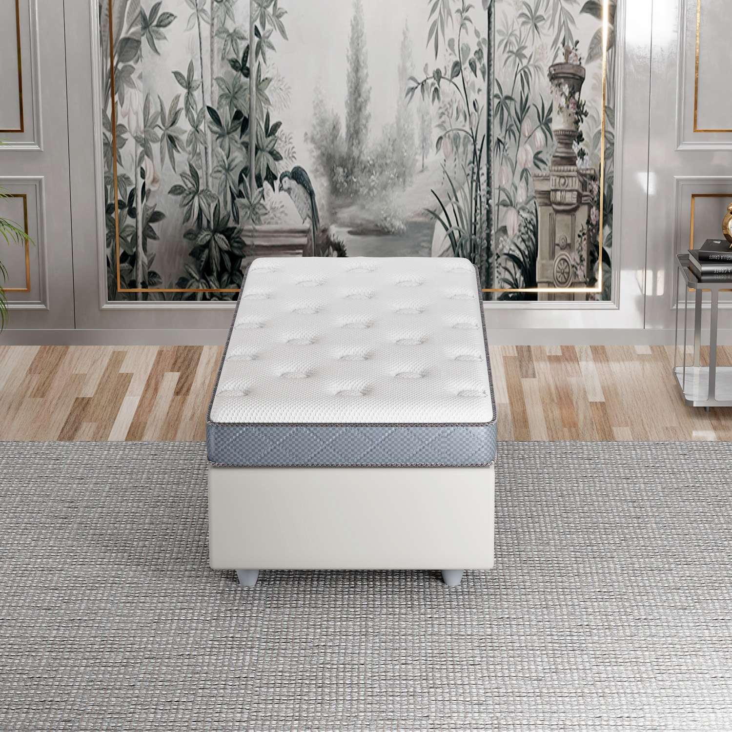 Colchão de Espuma – 90 cm x 200 cm – Branco