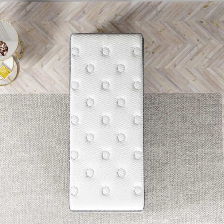 Colchão de Espuma – 90 cm x 200 cm – Branco