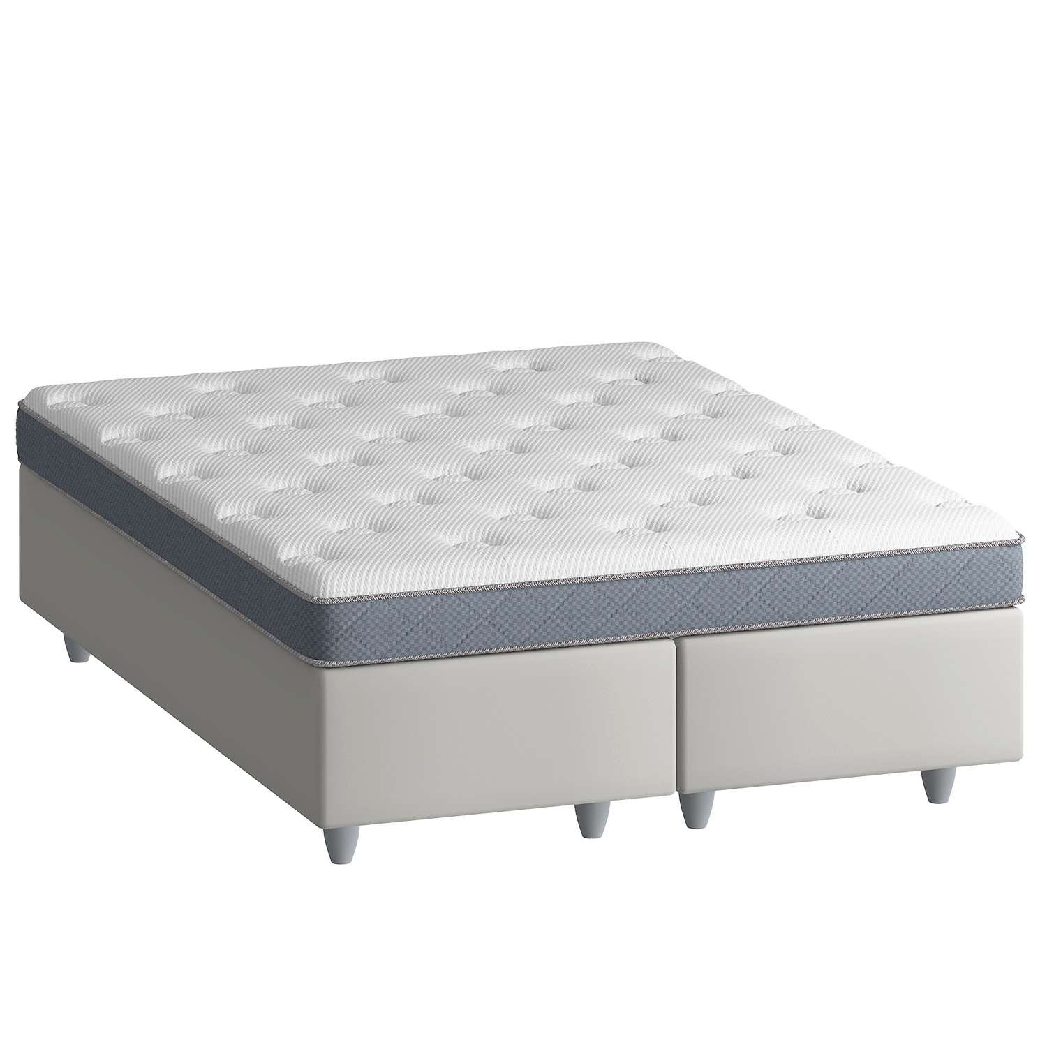 Colchão de Espuma – 140 cm x 190 cm – Branco – 100% espuma