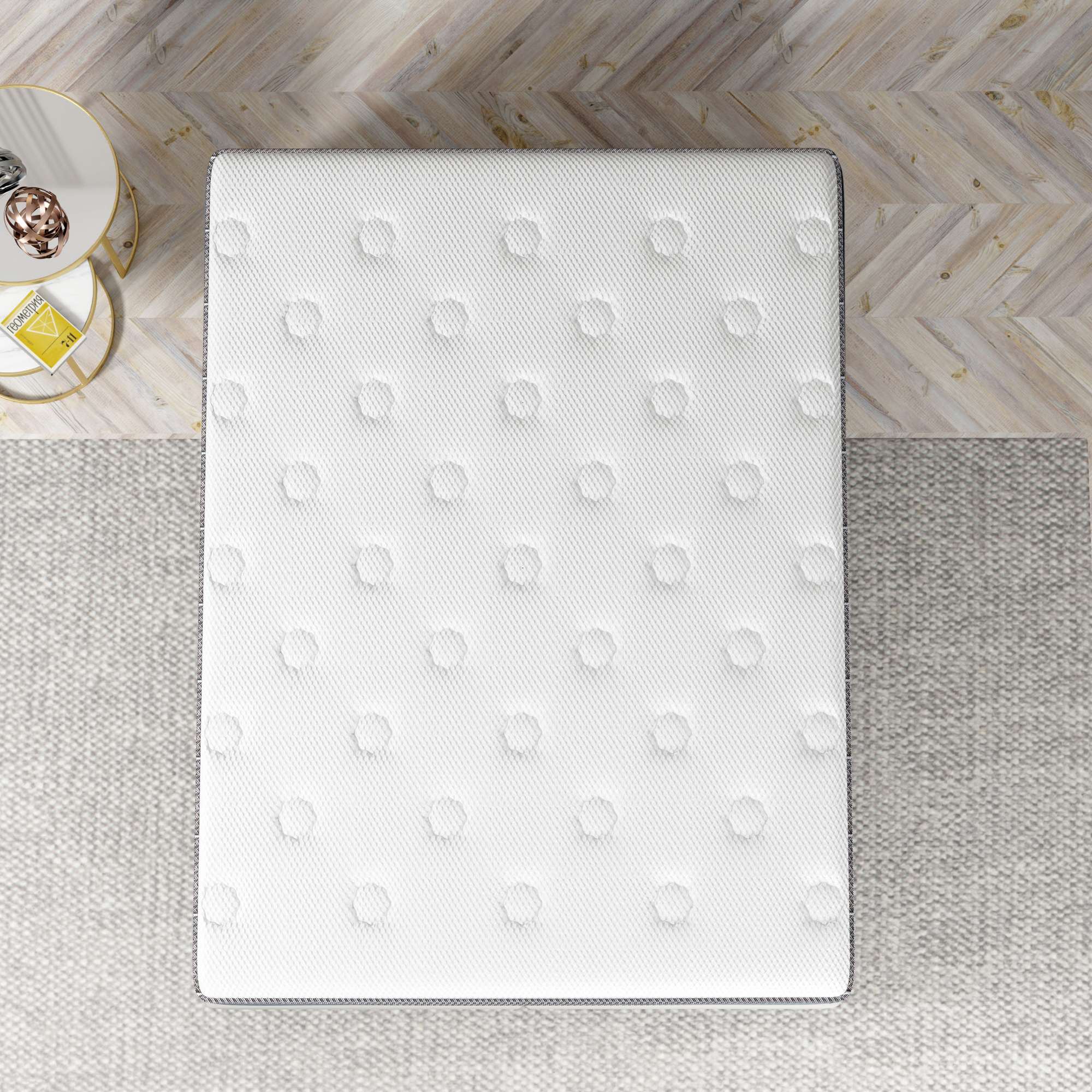 Colchão de Espuma – 160 cm de largura – 13 cm de altura – Branco