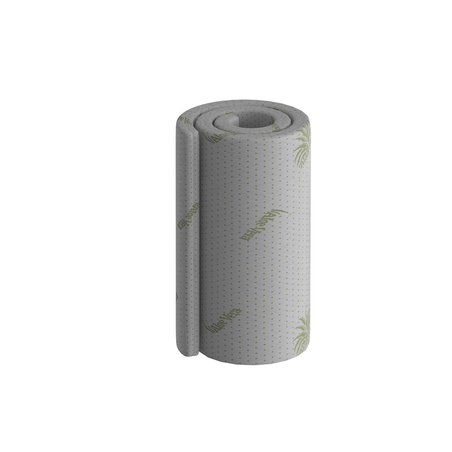 Colchão de Espuma – 100 cm x 190 cm x 6 cm – Branco – 100% Espuma