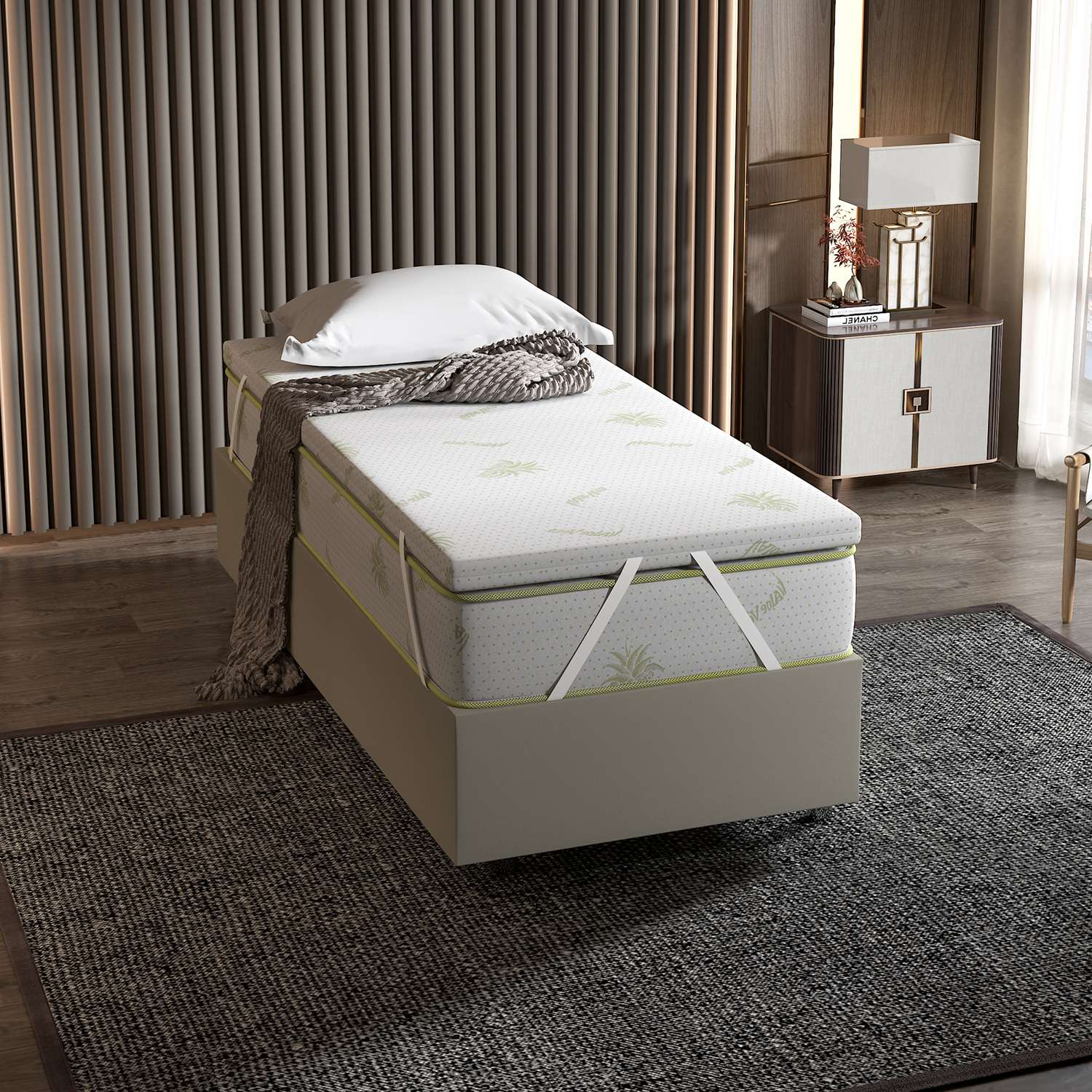 Colchão de Esponja – 100x200 cm – Branco