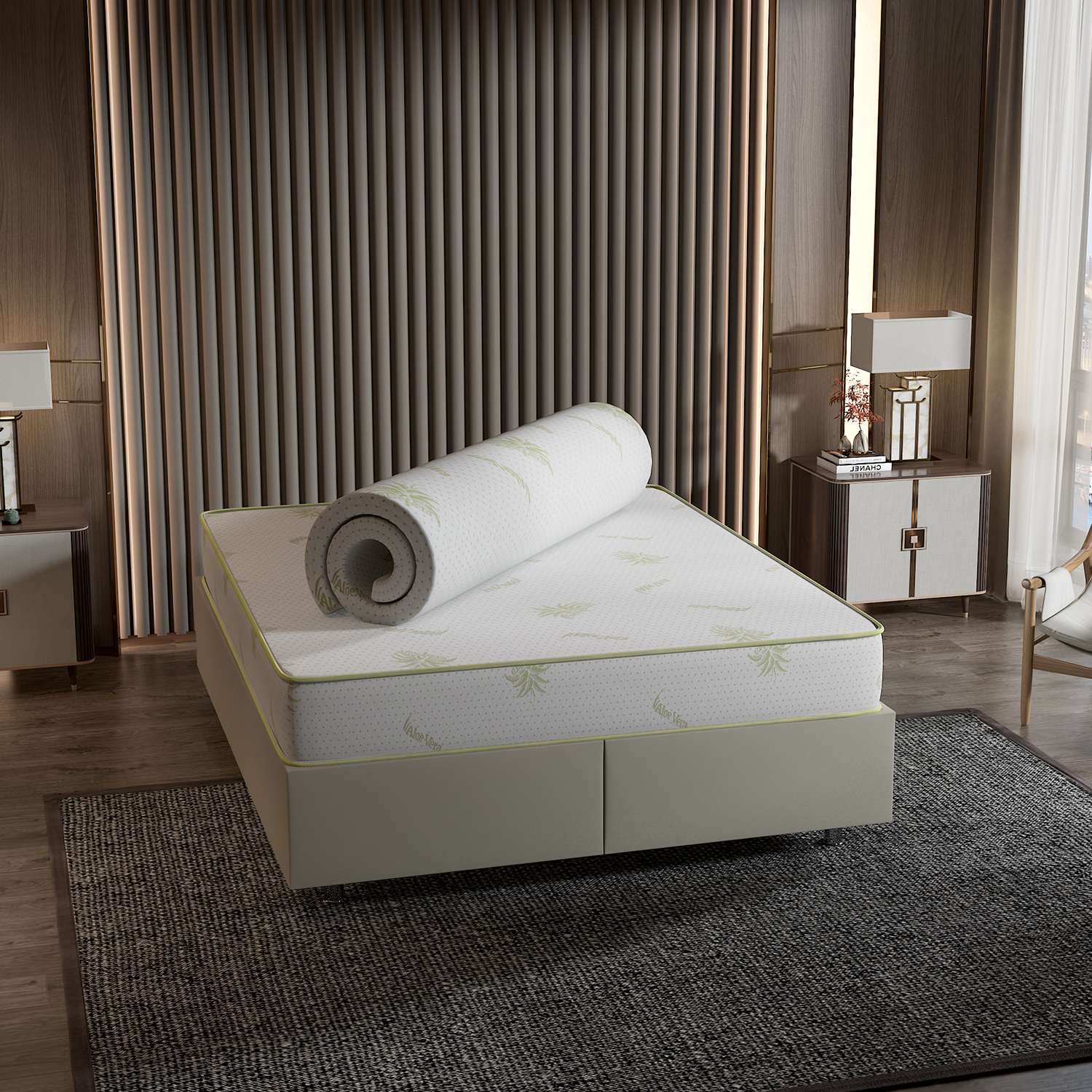 Colchão de Espuma – 130x190x6 cm – Branco