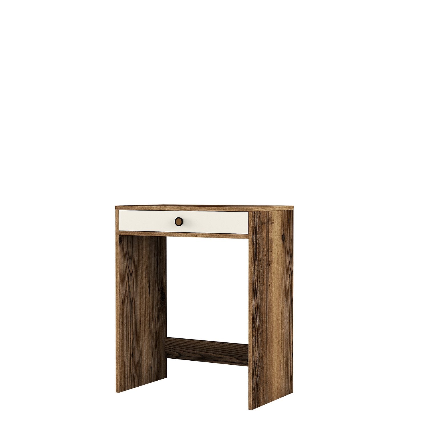 Toucador – 70 cm x 40 cm x 84,7 cm – Nogueira e Creme – Painel de partículas