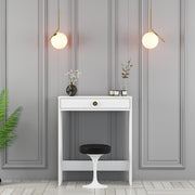 Toucador – 70 cm x 40 cm x 84,7 cm – Branca – Painel de partículas revestido a melamina