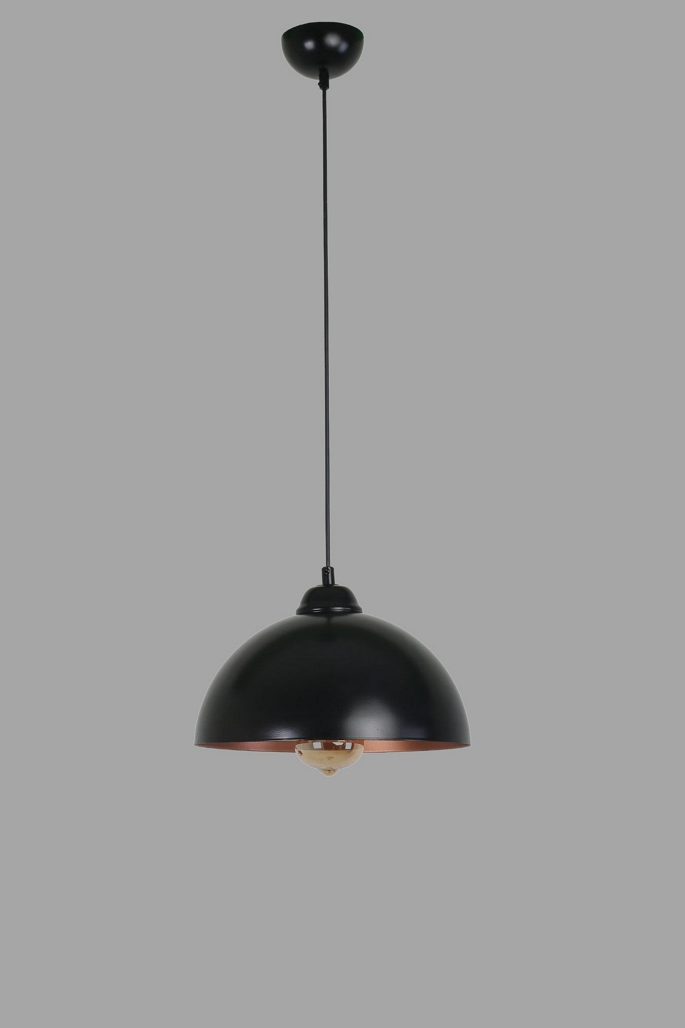 Candeeiro de Teto – 70 cm – Preto – Metal