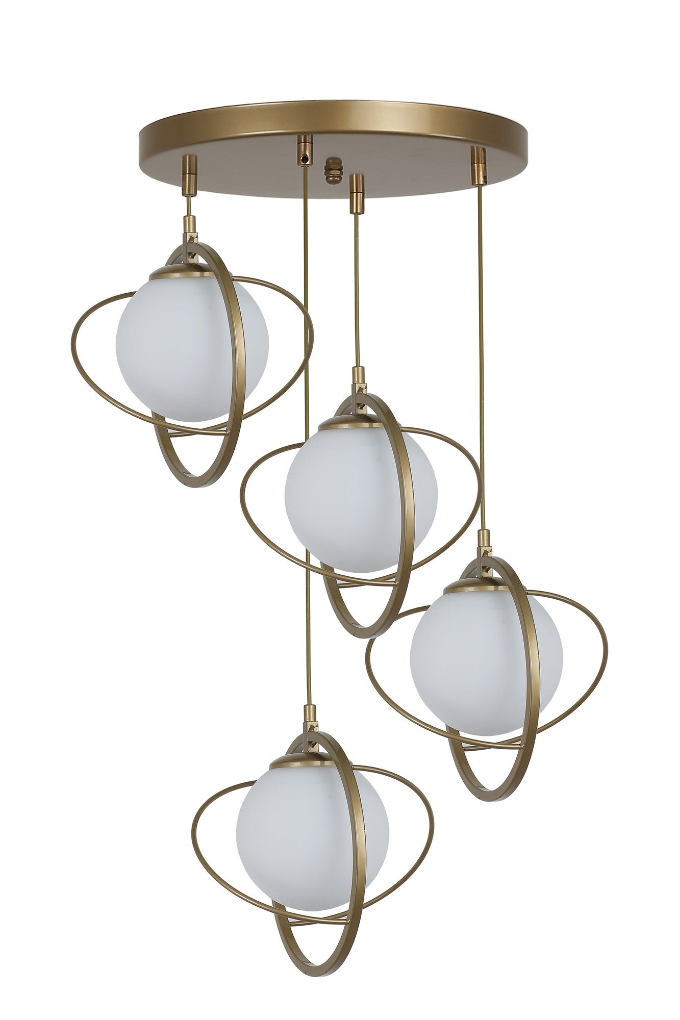 Candeeiro de Teto – 70 cm de altura – Branco – Metal