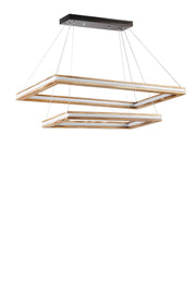 Candeeiro de Teto – 70 x 45 cm – Cobre – Metal