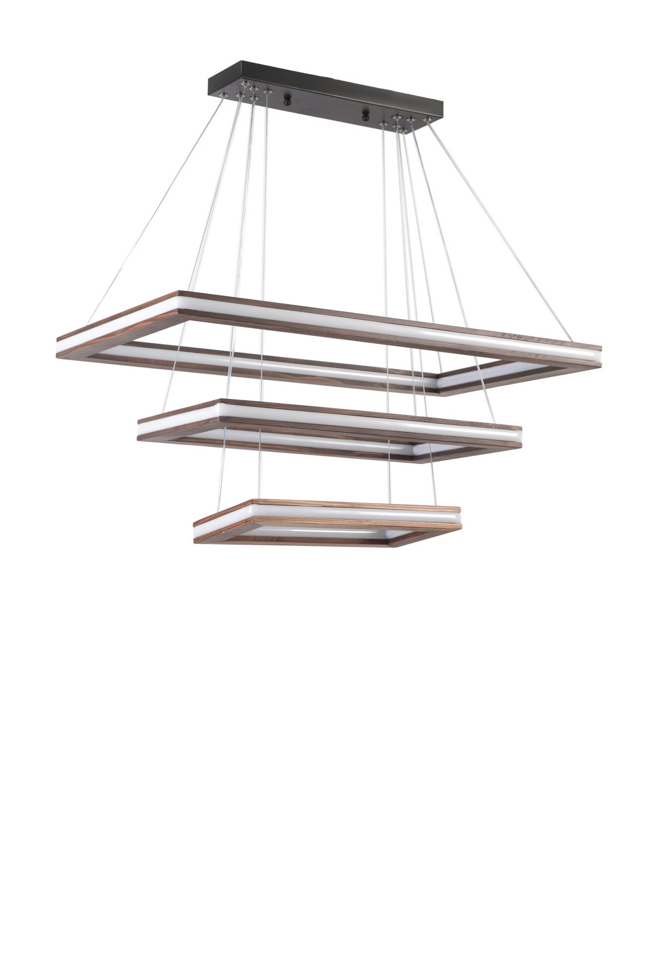 Candeeiro de Teto – 70 x 45 cm, 50 x 30 cm, 35 x 20 cm – Cobre – Metal