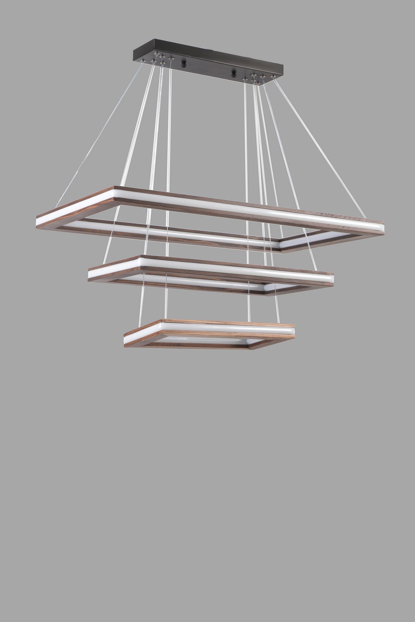 Candeeiro de Teto – 70 x 45 cm, 50 x 30 cm, 35 x 20 cm – Cobre – Metal