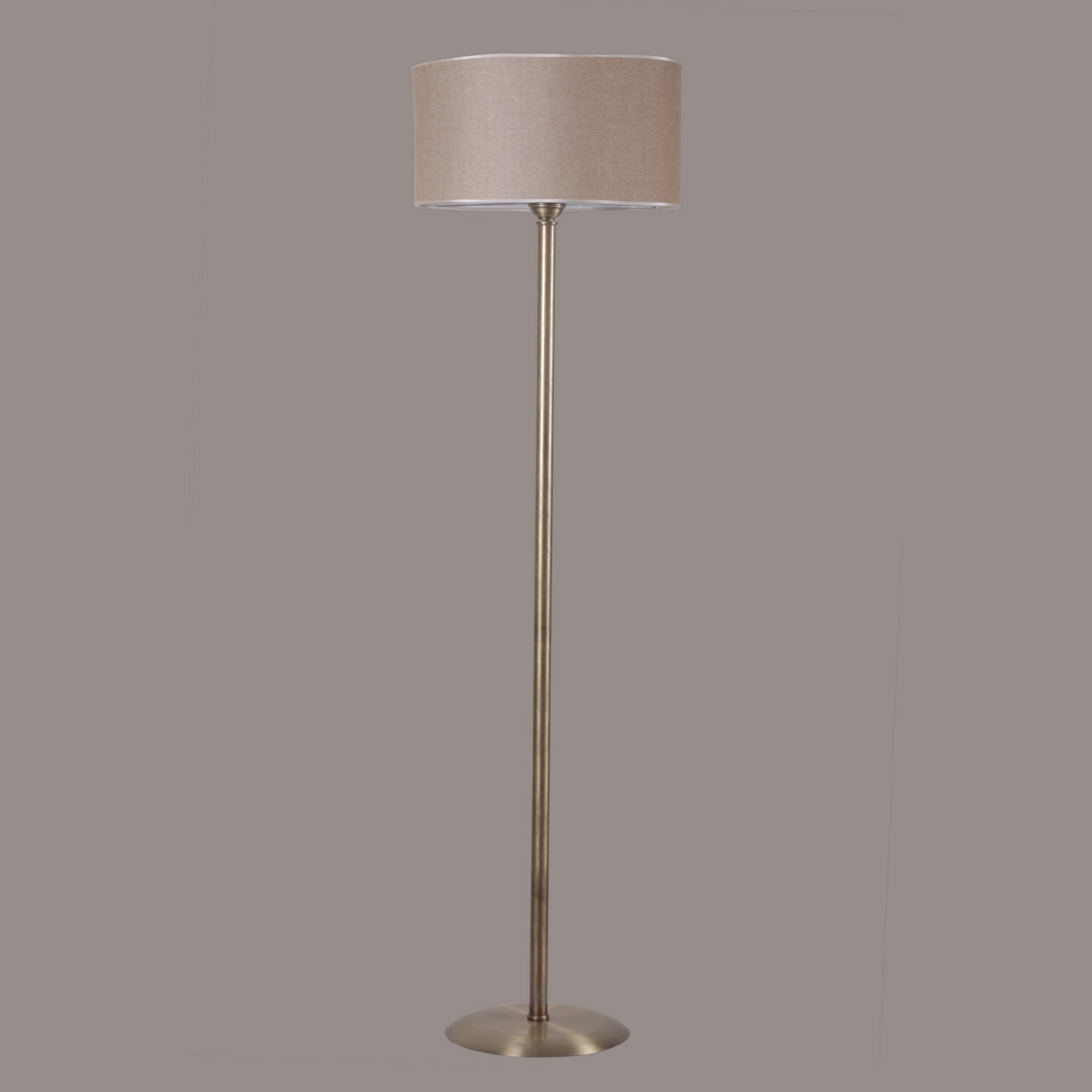 Candeeiro de Pé – 155 cm – Multicolorido – Metal com Revestimento de Cobre