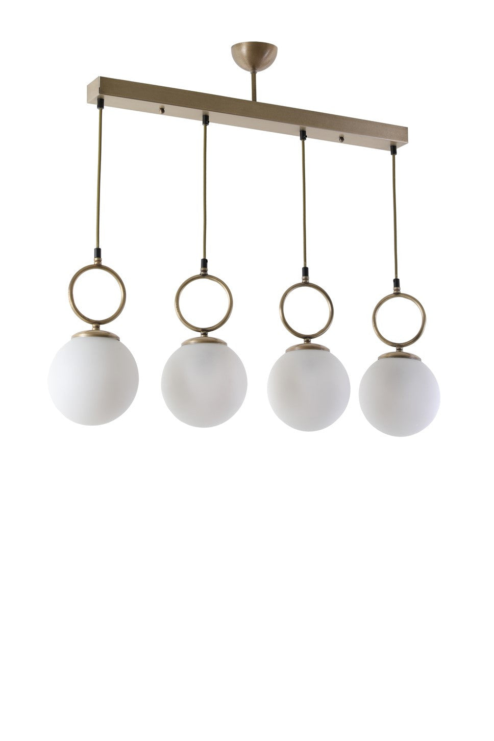 Candeeiro de Teto – 65 cm – Branco – Metal