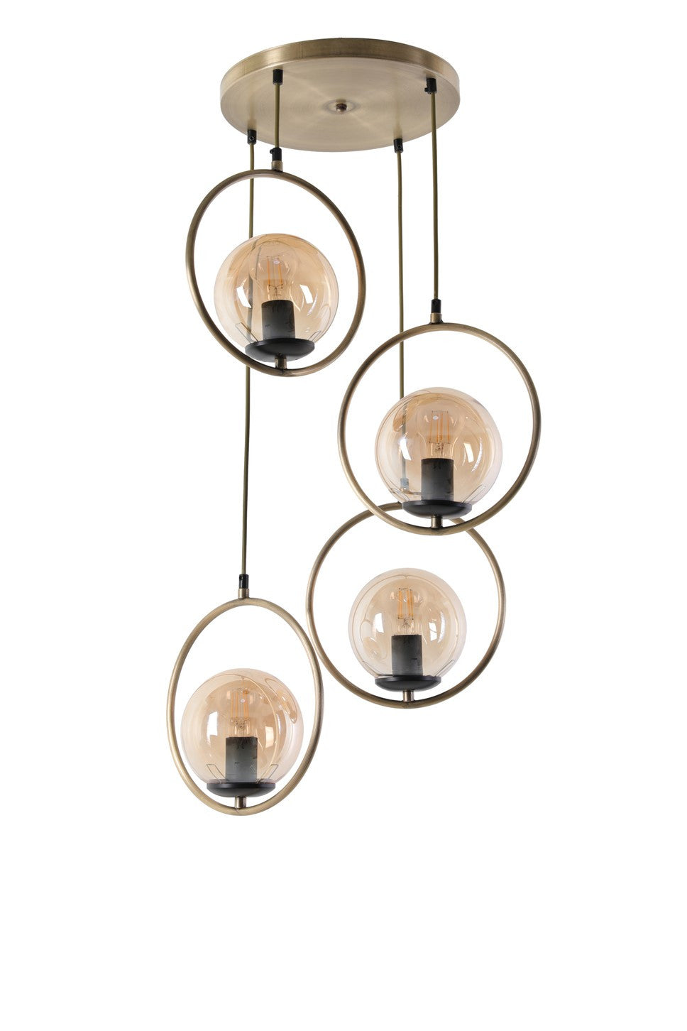 Candeeiro de Teto – 70 cm – Cobre – Metal