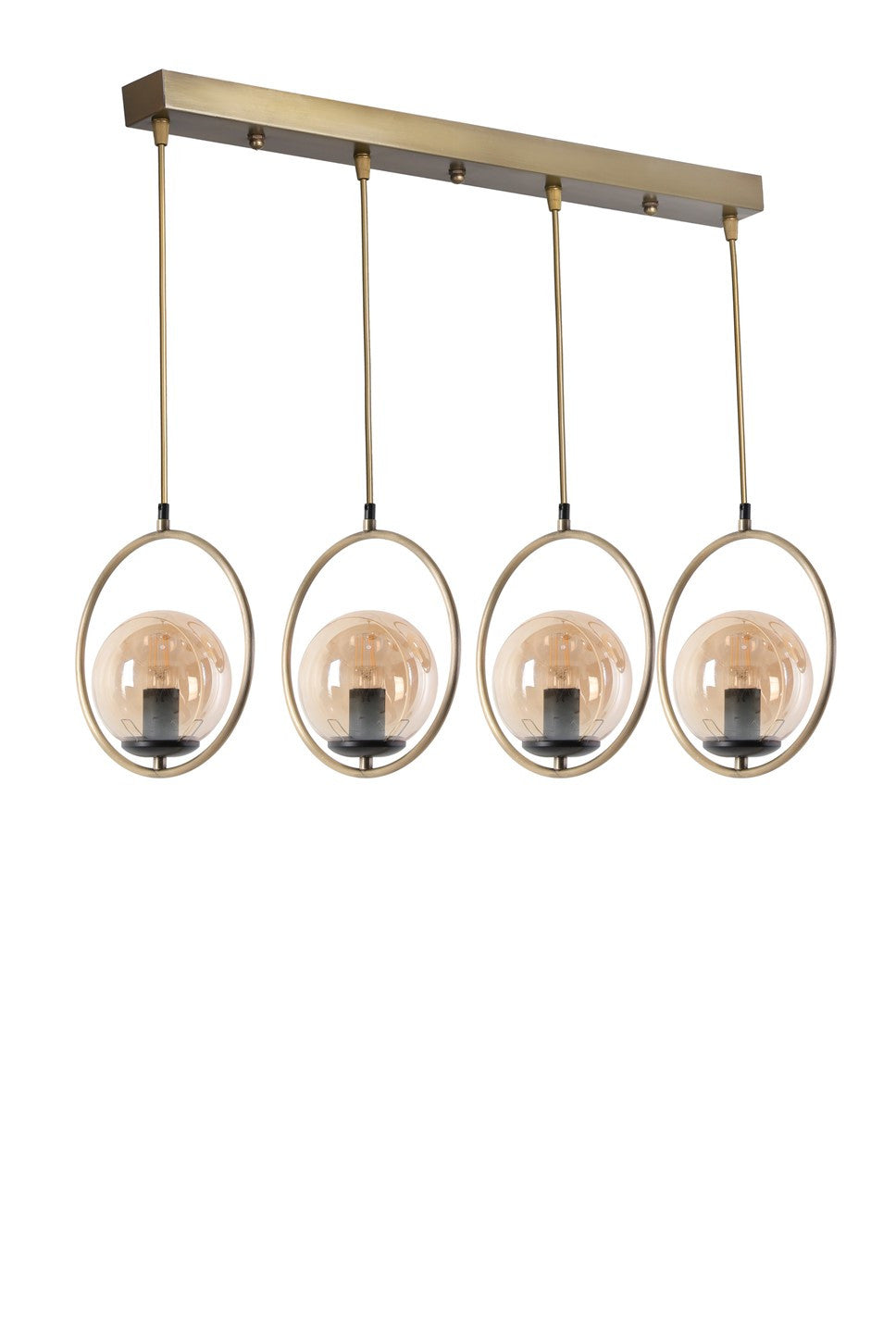 Candeeiro de Teto – 65 cm x 30 cm x 70 cm – Cobre – Metal