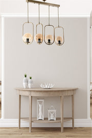 Candeeiro de Teto – 65 cm – Cobre – Metal