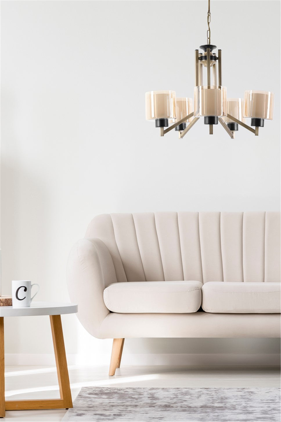 Candeeiro de Teto – 60 cm – Cobre – Metal