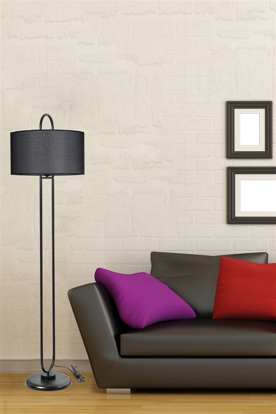 Candeeiro de Pé – 170 cm – Preto – Metal