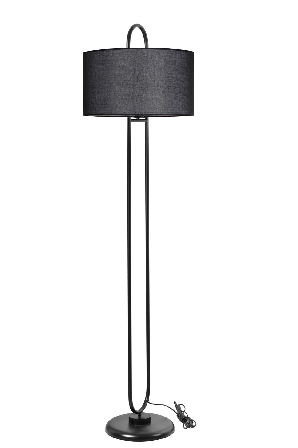 Candeeiro de Pé – 170 cm – Preto – Metal