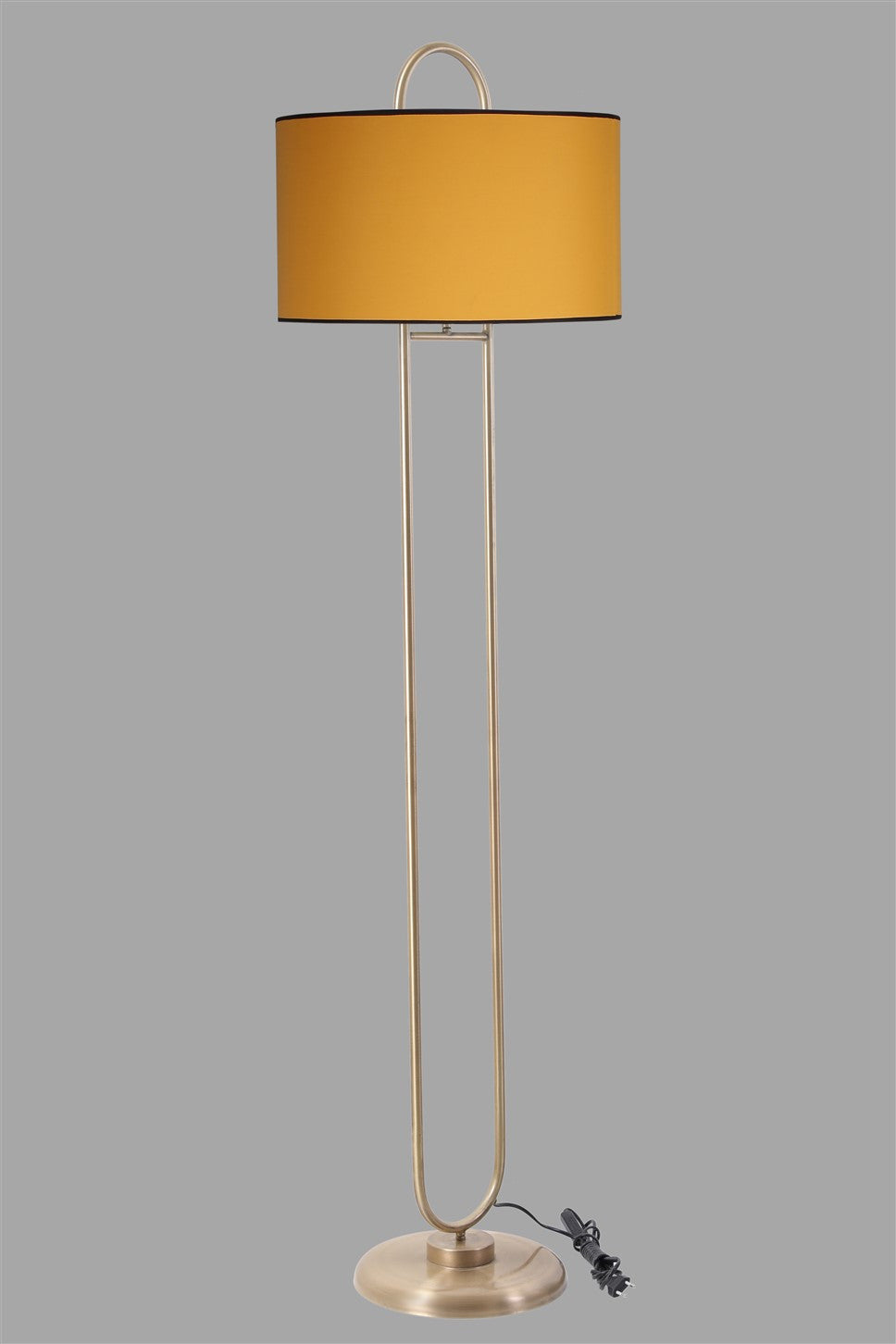 Candeeiro de Pé – 170 cm – Mostarda – Metal