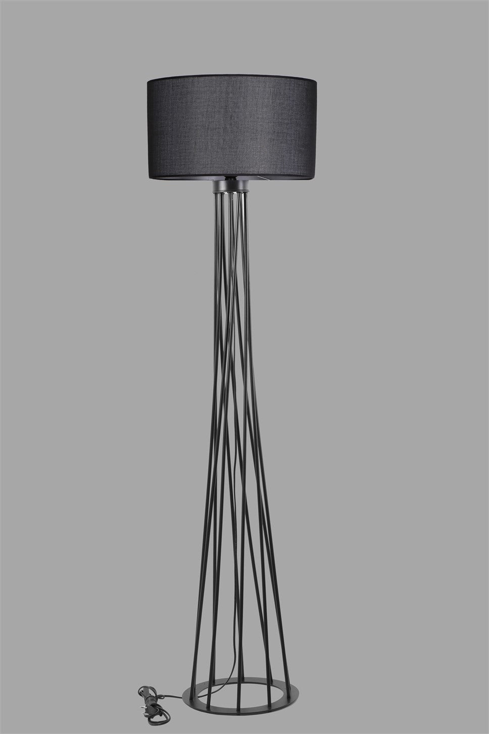 Candeeiro de Pé – 160 cm – Preto – Metal