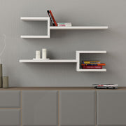 Prateleira de Parede – 74,5 x 18,2 x 19,6 cm – Branca – MDF