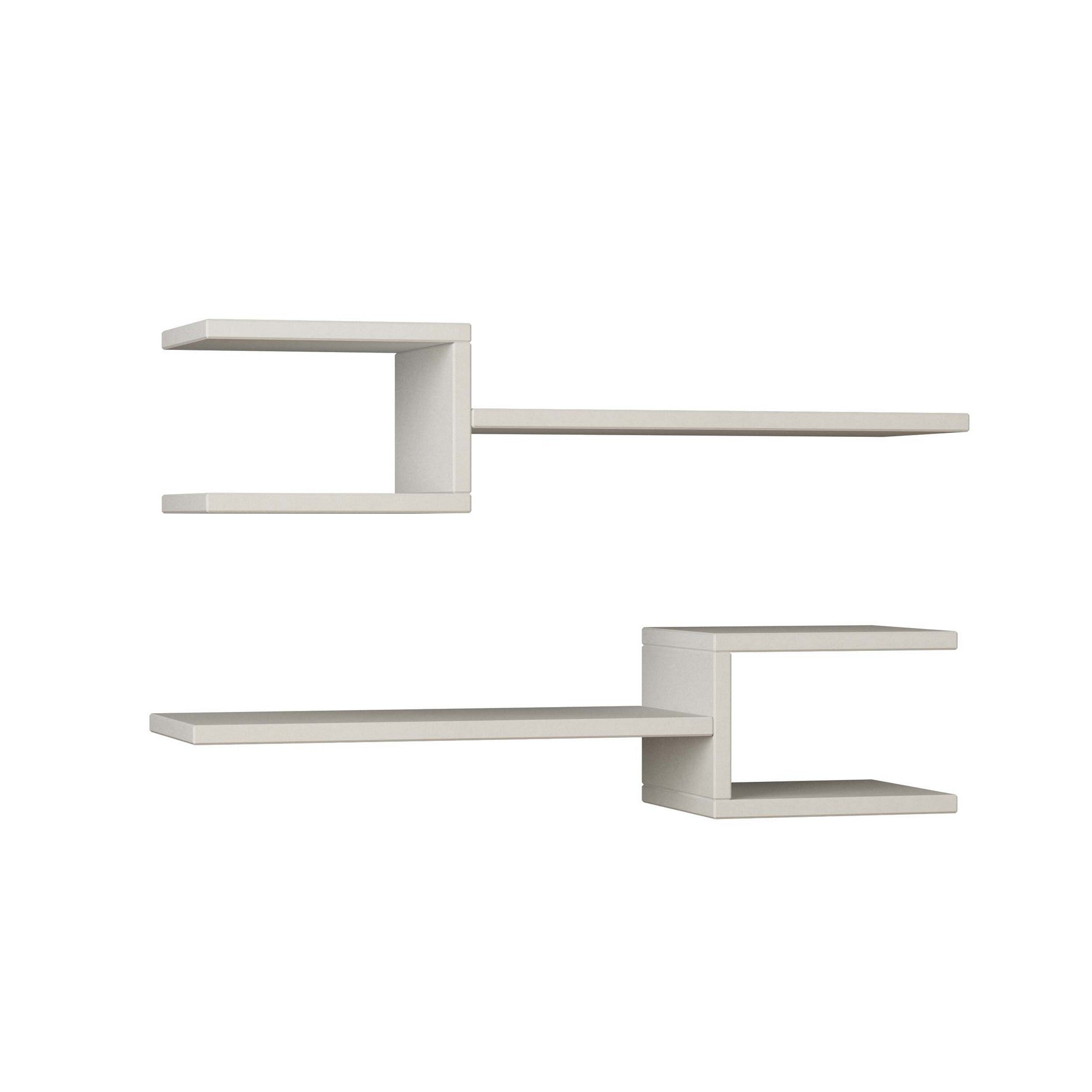 Prateleira de Parede – 74,5 x 18,2 x 19,6 cm – Branca – MDF