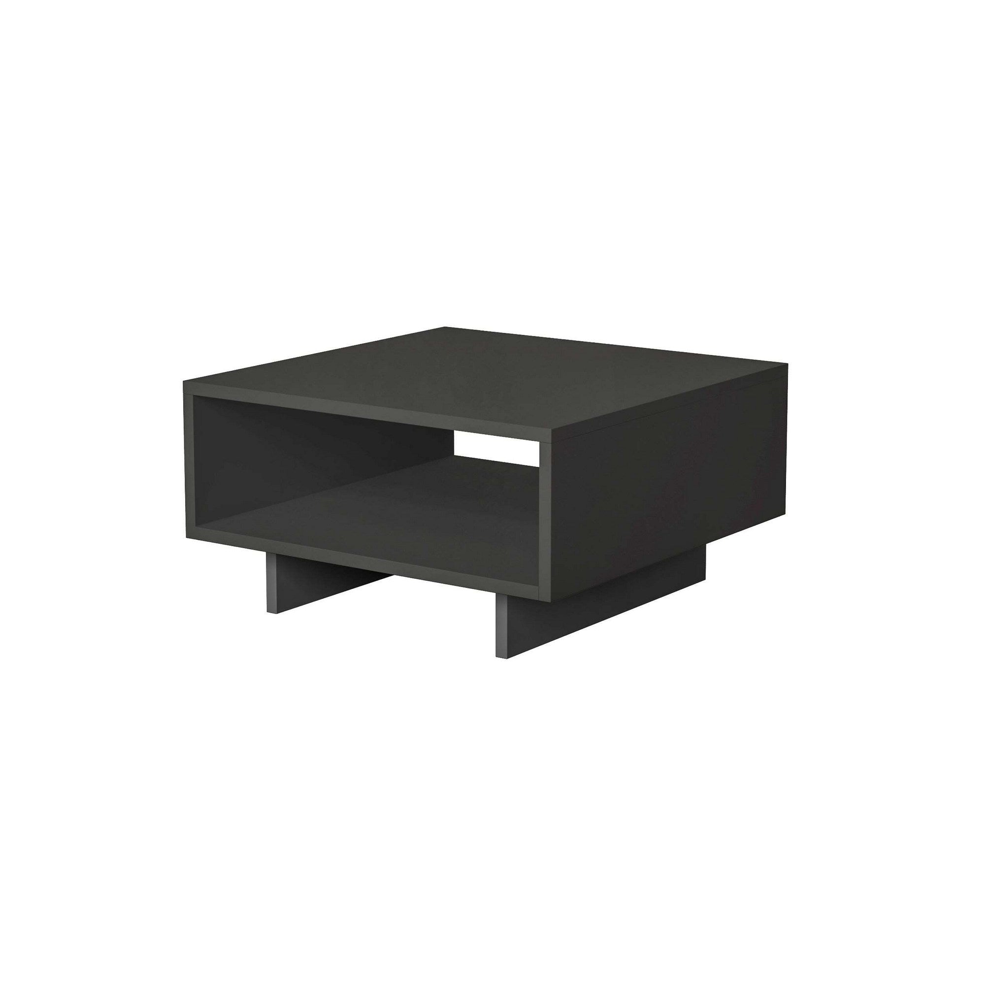 Mesa de Centro – 60 x 32 x 60 cm – Antracite – Painel de Partículas revestido a Melamina