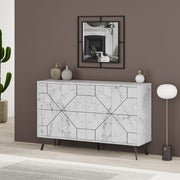 Aparador – 123 cm – Branco – Painel de Partículas revestido a Melamina