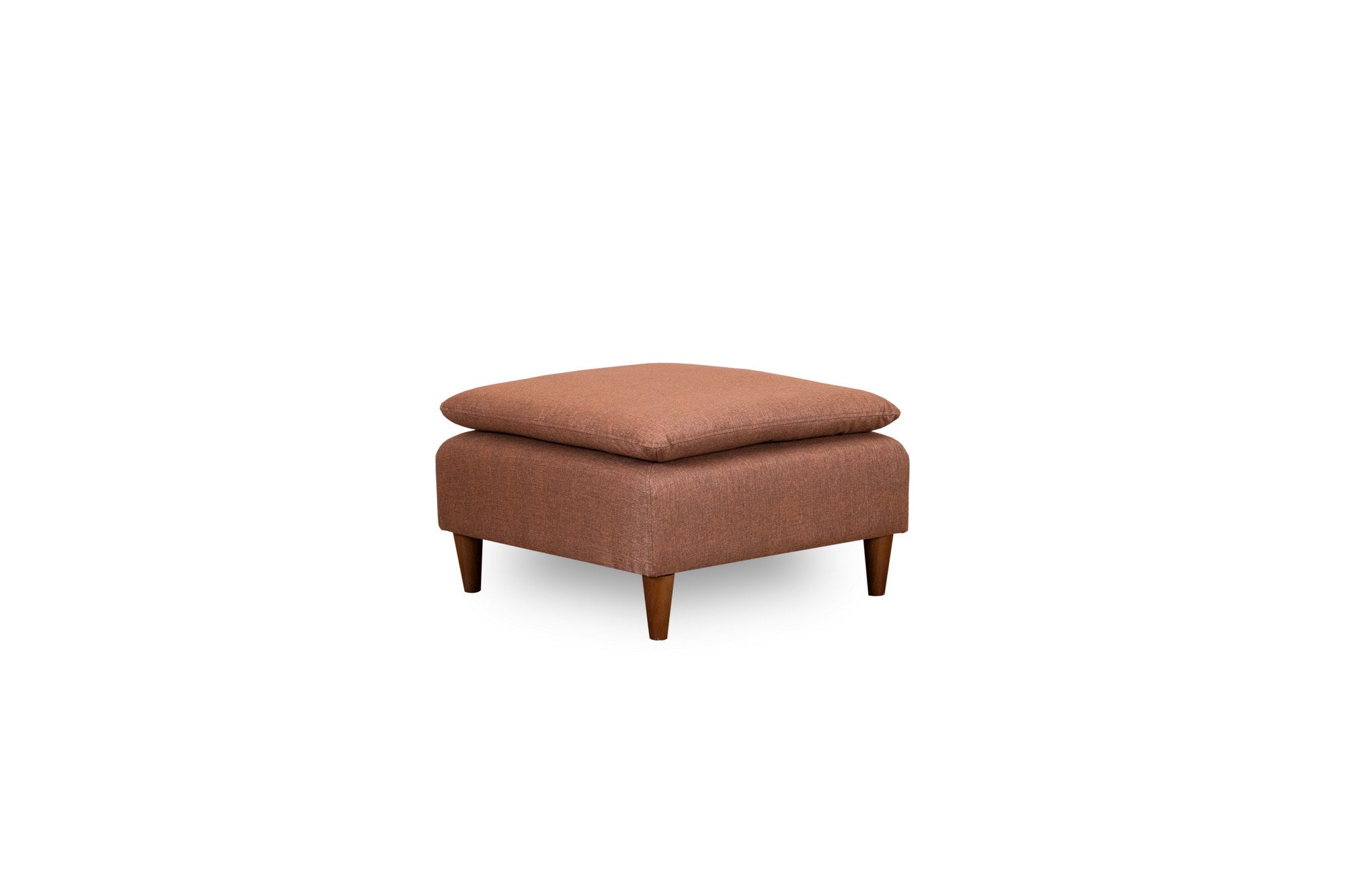 Toalha elegante com estrutura de metal, marrom claro, 75 x 46 x 75 cm | Tecido 100% poliéster, espuma de alto DNS para maior conforto | Perfeito para espaços de convivência modernos