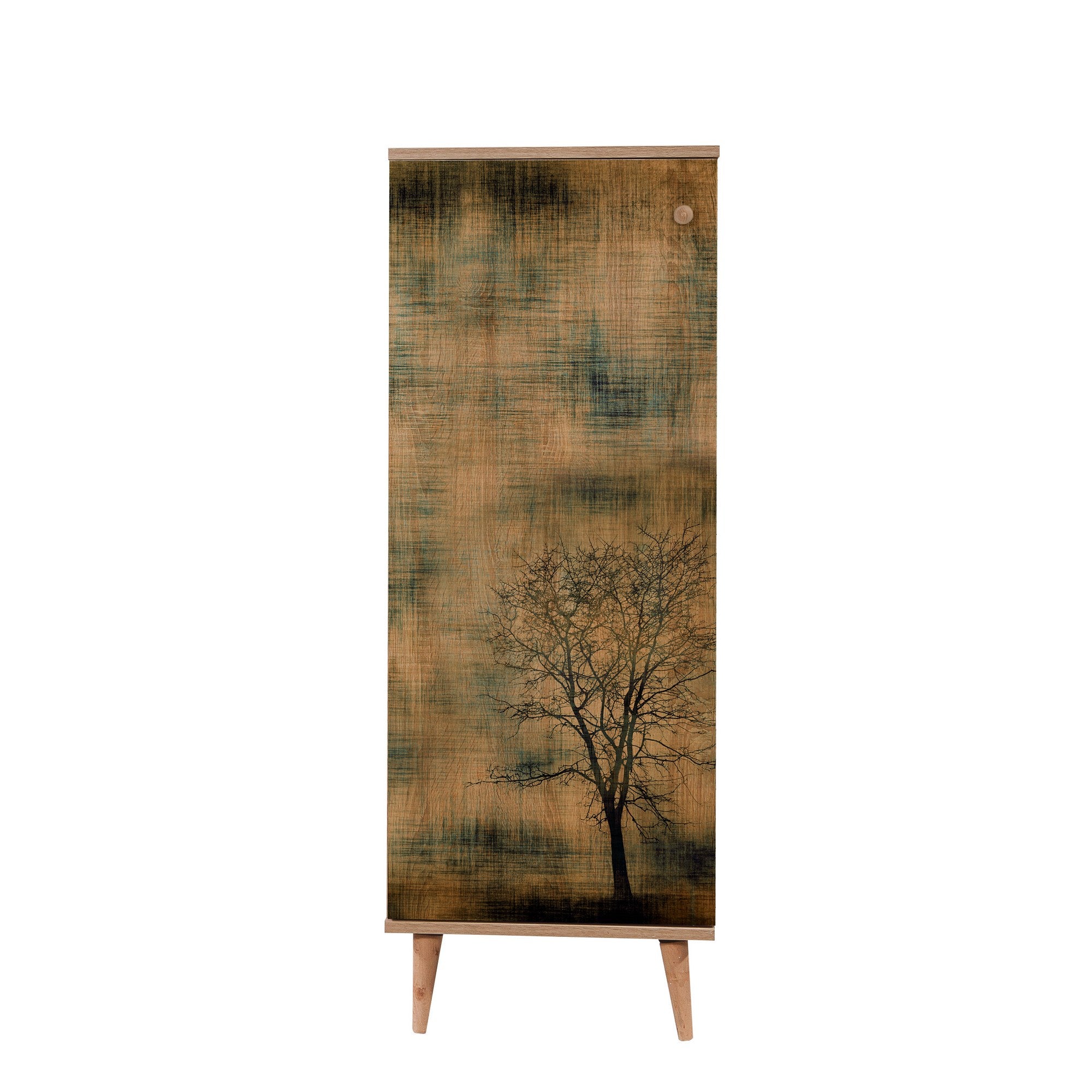 Sapateira – 50 x 135 x 38 cm – Carvalho Sonoma – Melamina