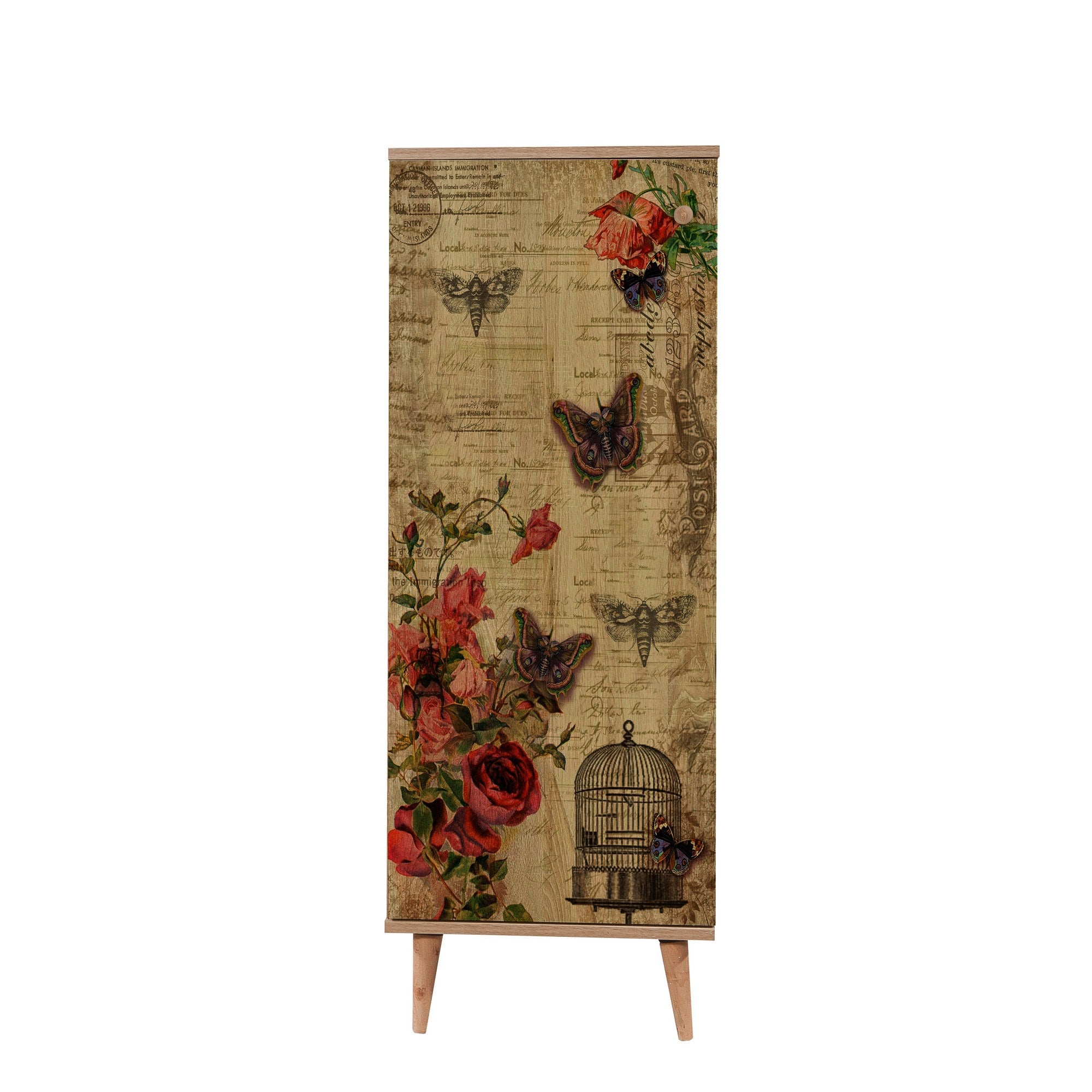Sapateira – 50 x 135 x 38 cm – Carvalho Sonoma – MDF revestido em melamina