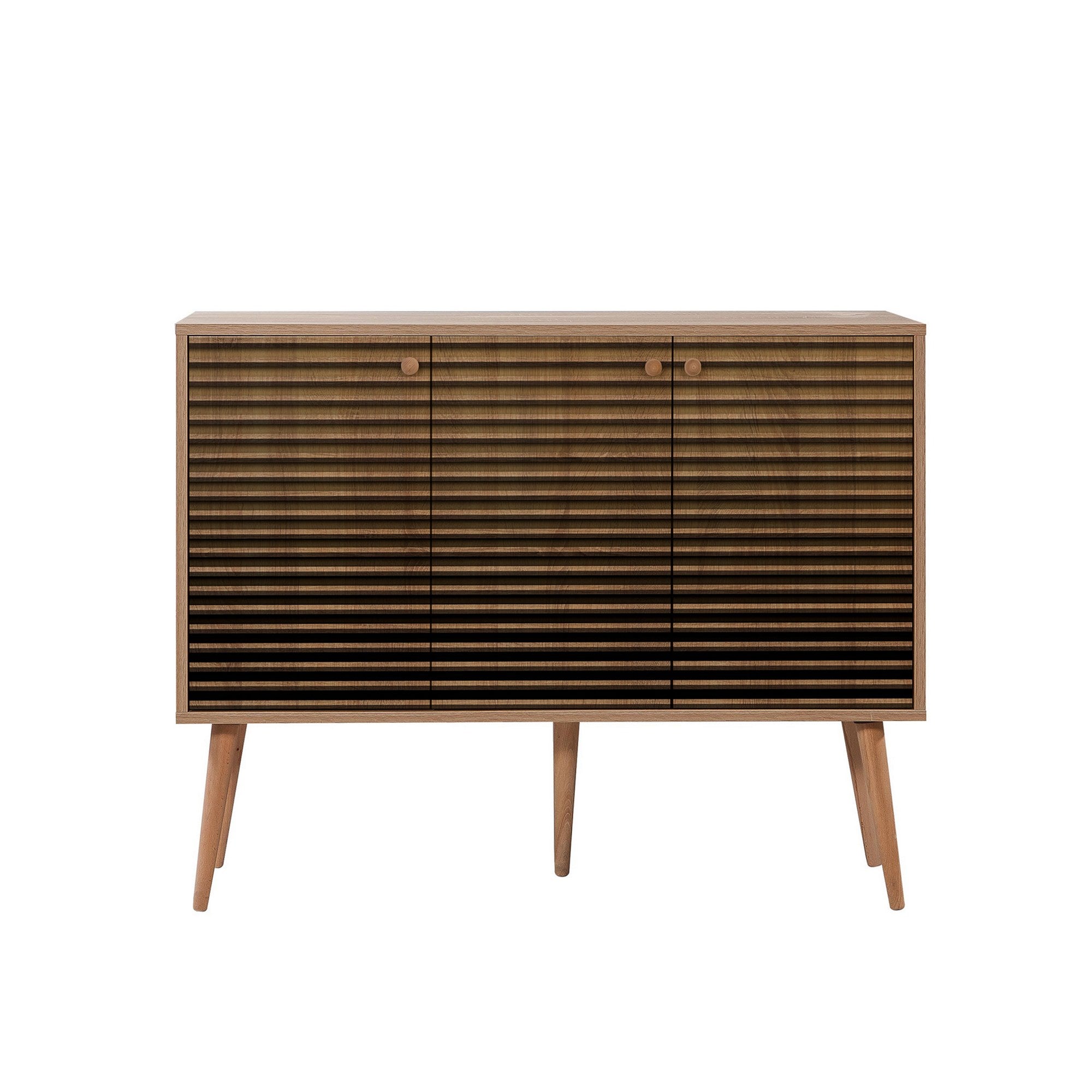 Aparador Moderno – 120 x 90 x 36 cm – Carvalho Sonoma – 100% Melamina