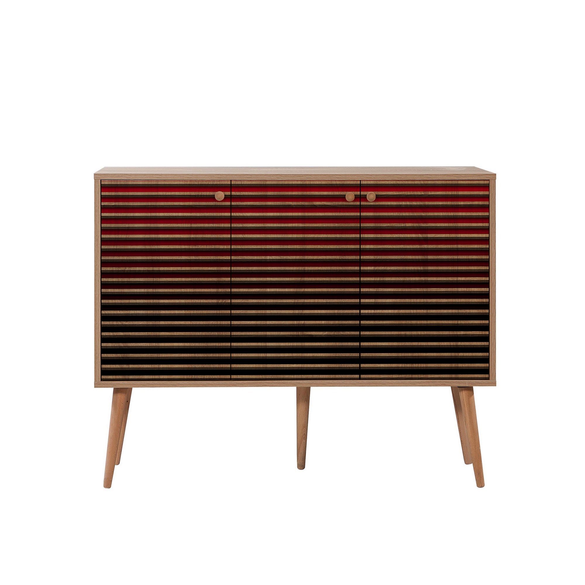 Aparador Moderno – 120 x 90 x 36 cm – Carvalho Sonoma – 100% Melamina