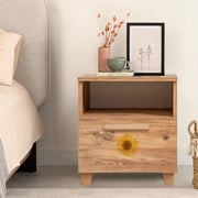 Mesa de cabeceira – 45 x 52 x 40 cm – Pinho Atlântico – Melamina
