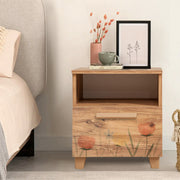 Mesa de cabeceira – 45 x 52 x 40 cm – Pinho do Atlântico – Melamina