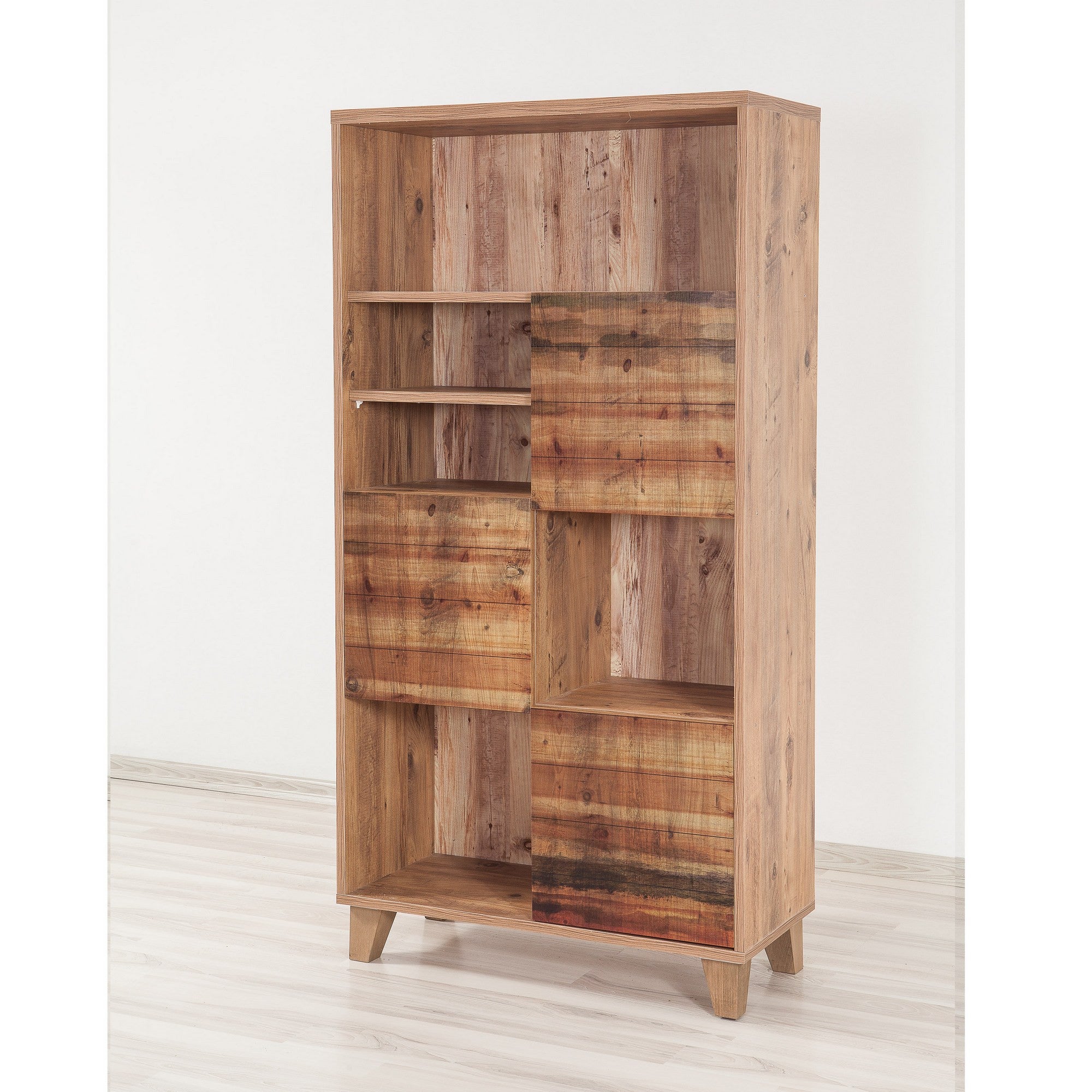 Estante em pinho atlântico – 80 cm x 155 cm x 36 cm – revestida em melamina