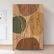 Guarda-roupa moderno – 120 x 189 x 48 cm – Pinho Atlântico – Melamina