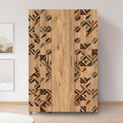 Guarda-roupa moderno – 120 x 189 x 48 cm – Pinho Atlântico – Melamina