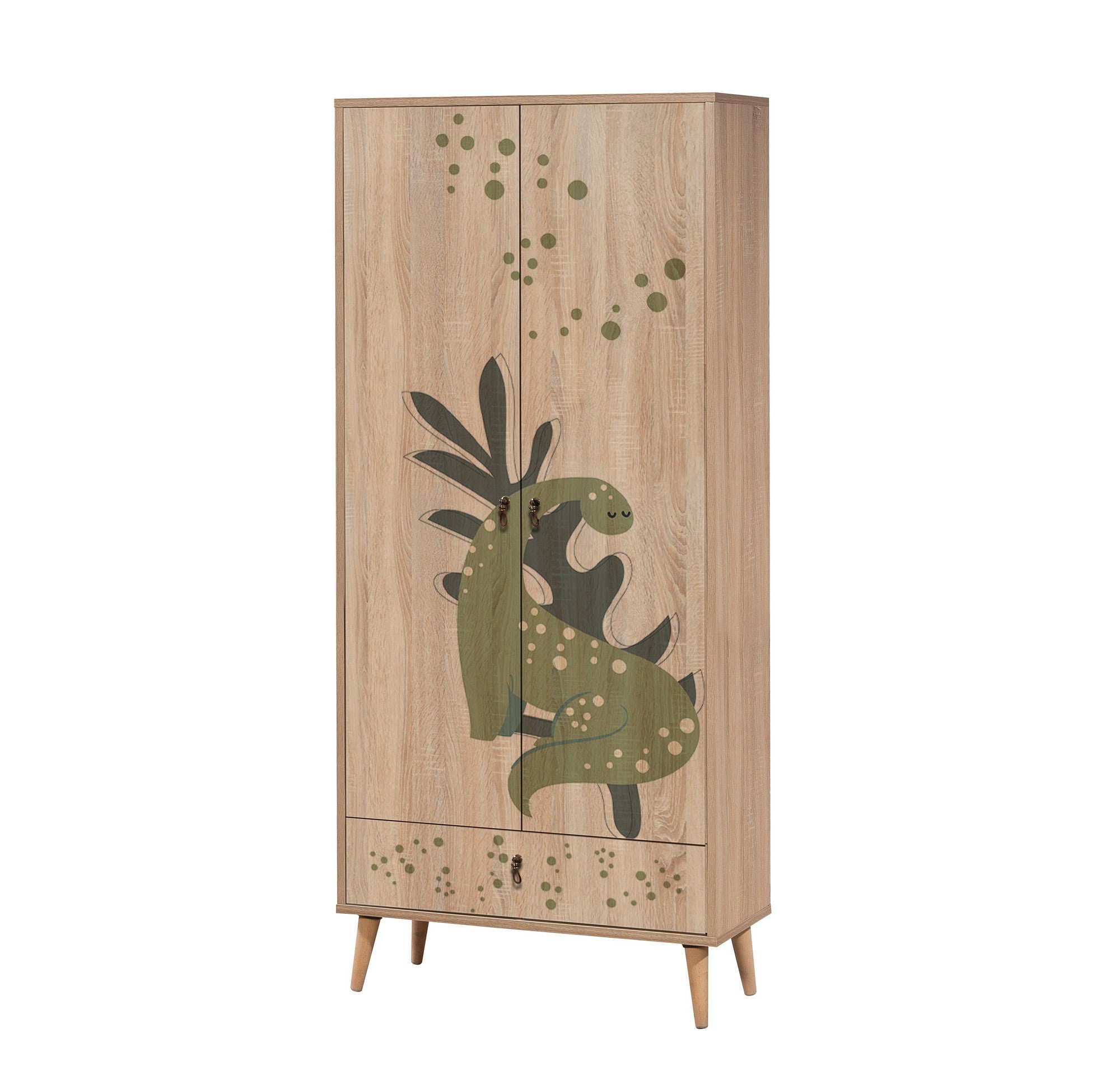 Guarda-roupa moderno – 80 cm x 190 cm x 45 cm – madeira – painel de partículas revestido a melamina