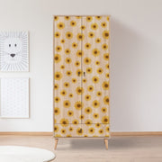 Guarda-roupa – 80 cm x 190 cm x 45 cm – madeira – painel de partículas revestido a melamina