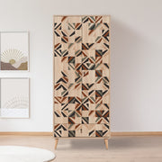 Guarda-roupa moderno – 80 cm x 190 cm x 45 cm – revestido em melamina – painel de partículas