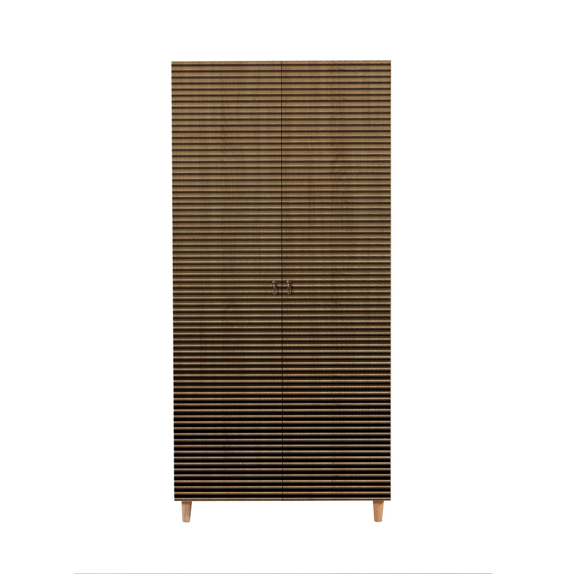 Guarda-roupa moderno – 90 x 192 x 52 cm – Carvalho Sonoma – Melamina