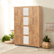 Guarda-roupa moderno – 120 x 189 x 48 cm – Pinho Atlântico – Painel de partículas revestido a melamina