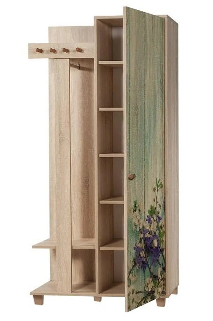 Cabideiro – 90 x 192 x 36 cm – Carvalho Sonoma – Melamina