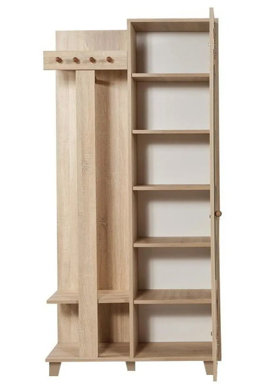 Cabideiro – 90 x 192 x 36 cm – Carvalho Sonoma – Melamina